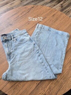 GAP Light Blue Wide Leg Jeans